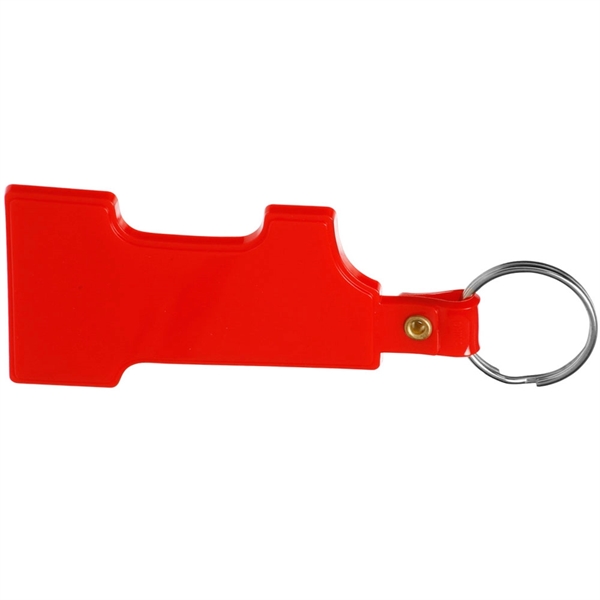 Bottle Shape Key Holder Soft Pvc Keychain