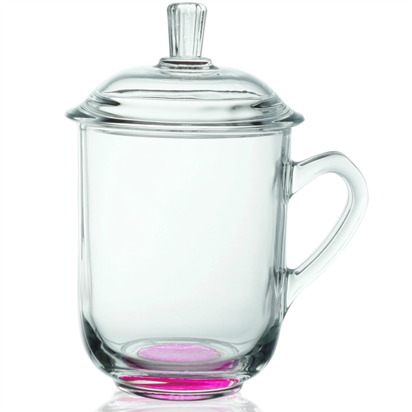13 oz. Glass Tea Cups with Lids - 13 oz. Glass Tea Cups with Lids - Image 11 of 15