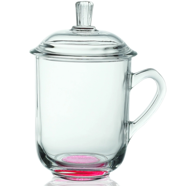 13 oz. Glass Tea Cups with Lids - 13 oz. Glass Tea Cups with Lids - Image 15 of 15