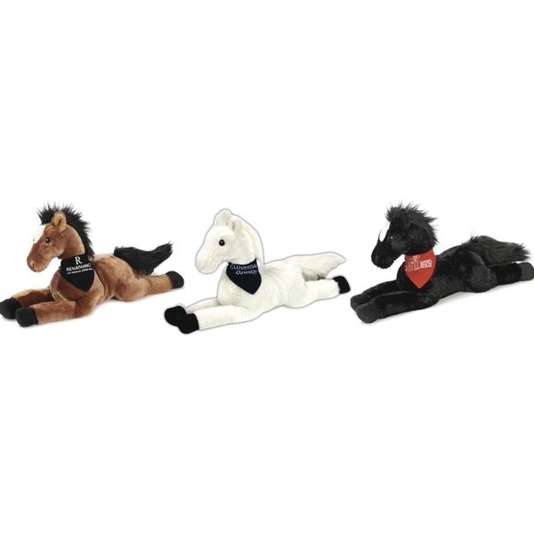 14" Laying Horse