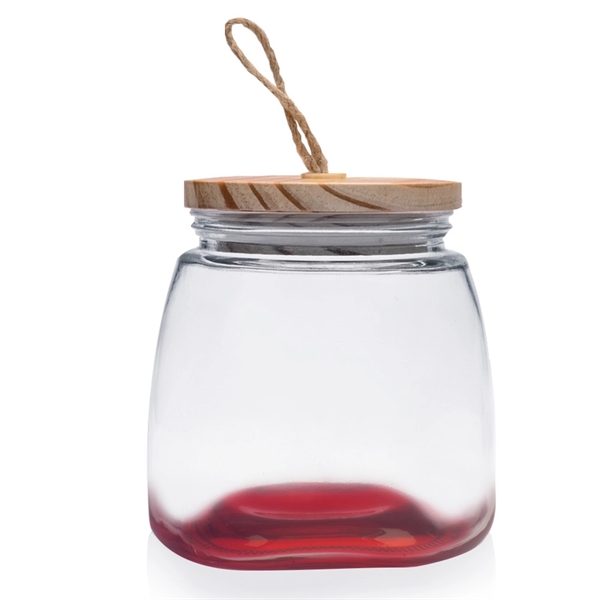 64 oz. Glass Candy Jars with Suction Wooden Lid - 64 oz. Glass Candy Jars with Suction Wooden Lid - Image 14 of 14