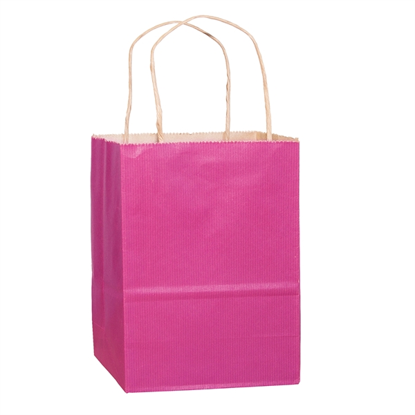 Matte Color Paper Shopper Bag - Flexo Ink - Matte Color Paper Shopper Bag - Flexo Ink - Image 1 of 7