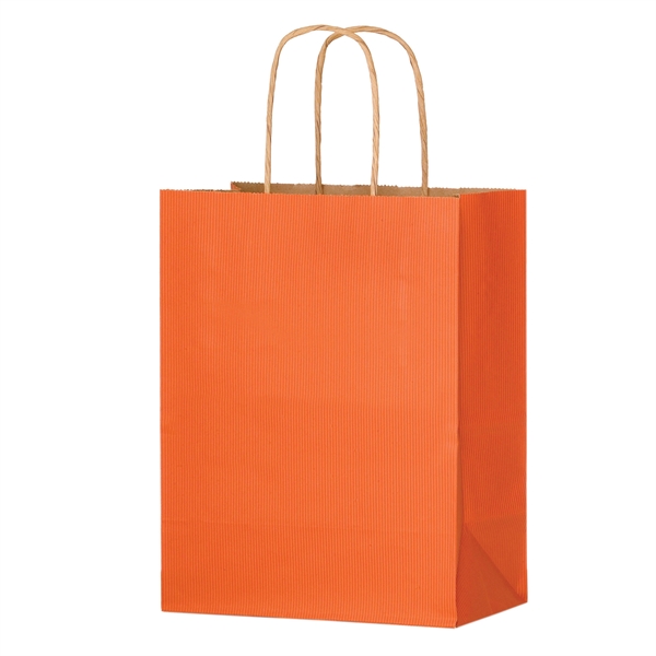 Matte Color Paper Shopper Bag - Flexo Ink - Matte Color Paper Shopper Bag - Flexo Ink - Image 2 of 7