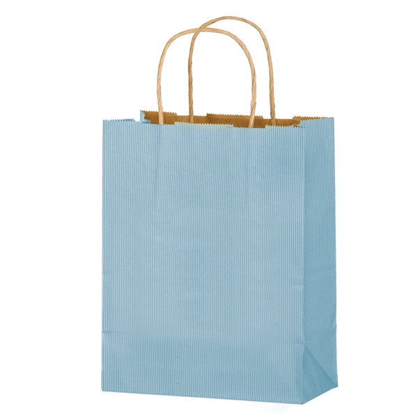 Matte Color Paper Shopper Bag - Flexo Ink - Matte Color Paper Shopper Bag - Flexo Ink - Image 5 of 7