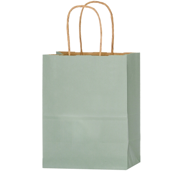 Matte Color Paper Shopper Bag - Flexo Ink - Matte Color Paper Shopper Bag - Flexo Ink - Image 6 of 7