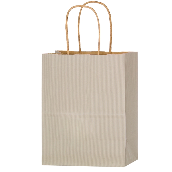 Matte Color Paper Shopper Bag - Flexo Ink - Matte Color Paper Shopper Bag - Flexo Ink - Image 7 of 7