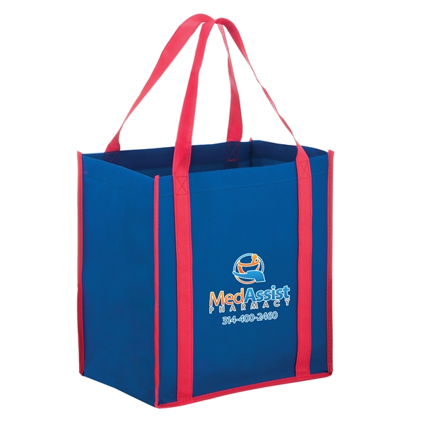 Two-Tone Non-Woven Tote Bag - Color Evolution - Two-Tone Non-Woven Tote Bag - Color Evolution - Image 13 of 13