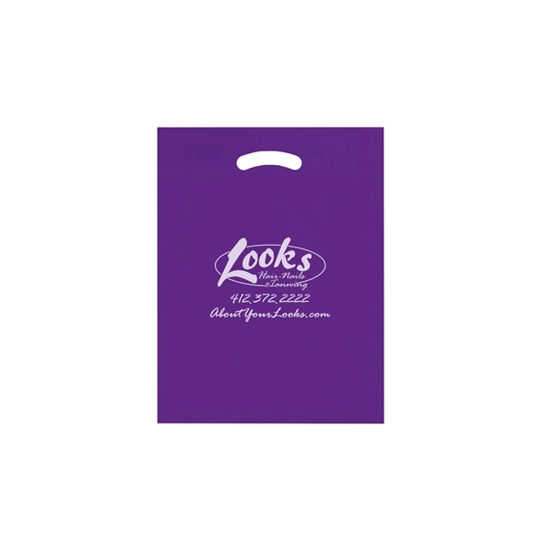 Die Cut Fold-Over Reinforced Plastic Bag - Flexo Ink - Die Cut Fold-Over Reinforced Plastic Bag - Flexo Ink - Image 1 of 29