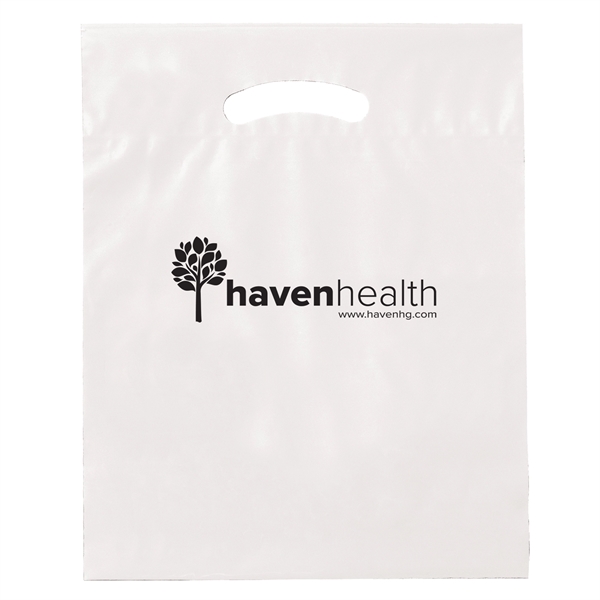 Die Cut Fold-Over Reinforced Plastic Bag - Flexo Ink - Die Cut Fold-Over Reinforced Plastic Bag - Flexo Ink - Image 5 of 29