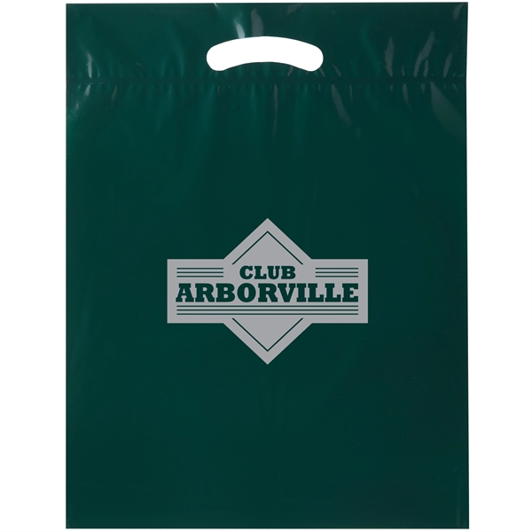 Die Cut Fold-Over Reinforced Plastic Bag - Flexo Ink - Die Cut Fold-Over Reinforced Plastic Bag - Flexo Ink - Image 7 of 29