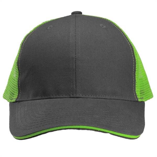 Seneca Two Tone Structured Mesh Trucker Hat - Seneca Two Tone Structured Mesh Trucker Hat - Image 4 of 7