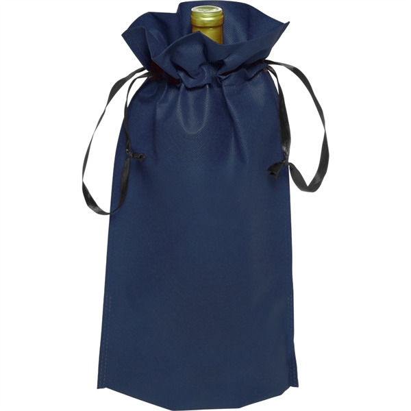 Non-Woven Vineyard Ribbon Drawstring Bags - Non-Woven Vineyard Ribbon Drawstring Bags - Image 7 of 7