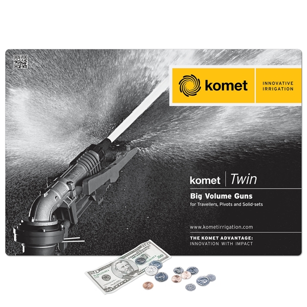 Ultra Thin Counter Mat19.5"x28"x.020" Plum Grove