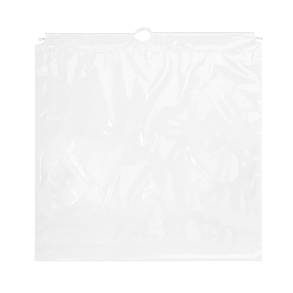 Cotton Cord Drawstring Plastic Bag - Flexo Ink - Cotton Cord Drawstring Plastic Bag - Flexo Ink - Image 1 of 5