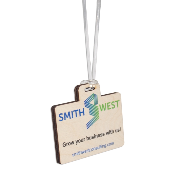 Custom Ultra Vivid Birch Bag Tags - Custom Ultra Vivid Birch Bag Tags - Image 1 of 7