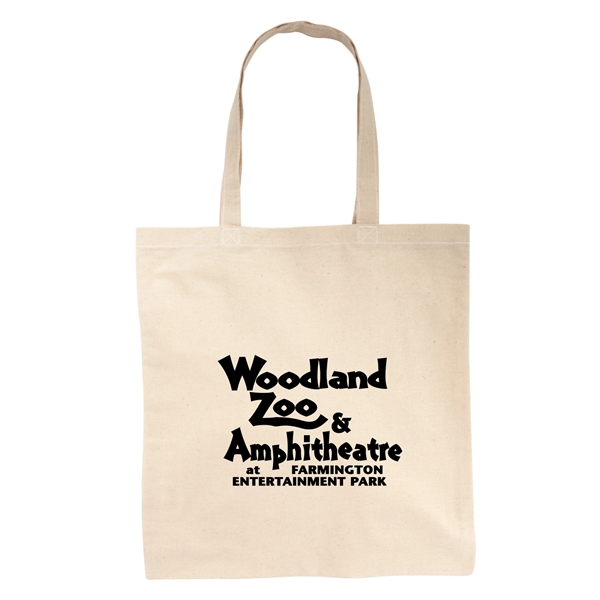 6 Oz. Cotton Tote - 16" H x 15" W - 6 Oz. Cotton Tote - 16" H x 15" W - Image 2 of 7