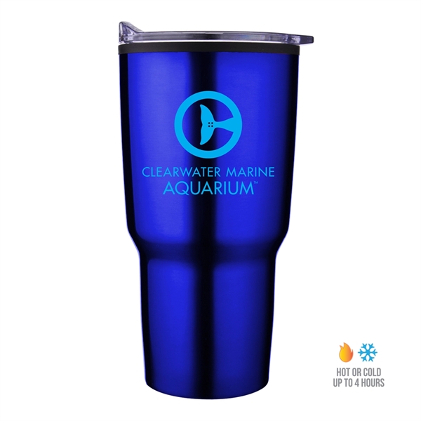 30 oz Economy Tapered Stainless Steel Tumbler - 30 oz Economy Tapered Stainless Steel Tumbler - Image 4 of 5