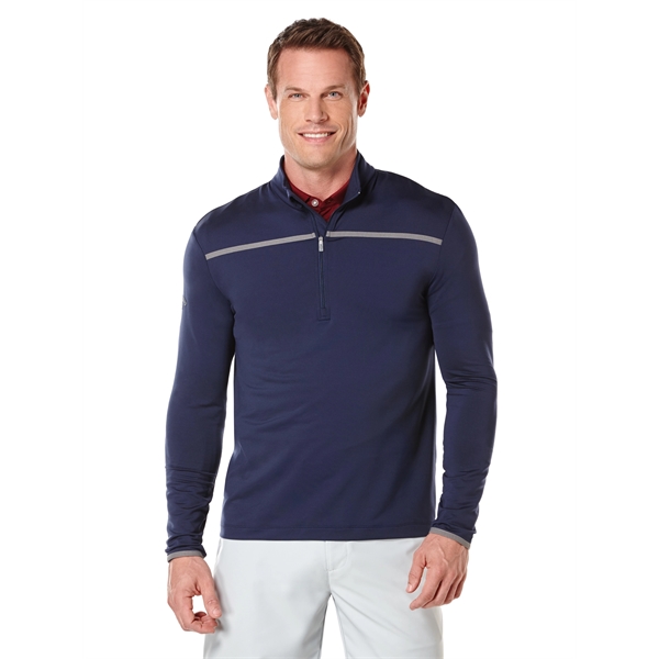 Men's 1/4-Zip Mock Pullover - Men's 1/4-Zip Mock Pullover - Image 0 of 3