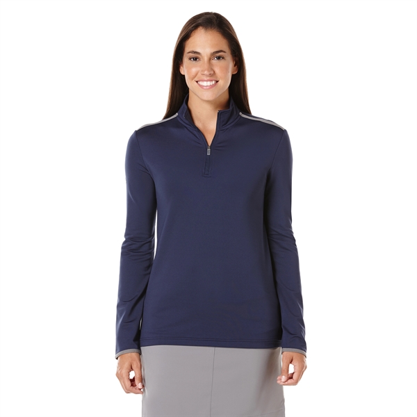 Ladies 1/4-Zip Mock Pullover - Ladies 1/4-Zip Mock Pullover - Image 0 of 3