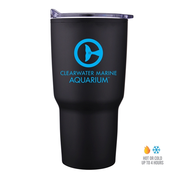 Custom 30 oz Economy Tapered Stainless Steel Tumbler