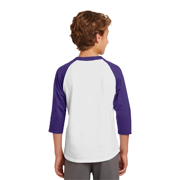 Sport-Tek Youth Colorblock Raglan Jersey. - Sport-Tek Youth Colorblock Raglan Jersey. - Image 56 of 97