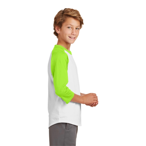 Sport-Tek Youth Colorblock Raglan Jersey. - Sport-Tek Youth Colorblock Raglan Jersey. - Image 79 of 97