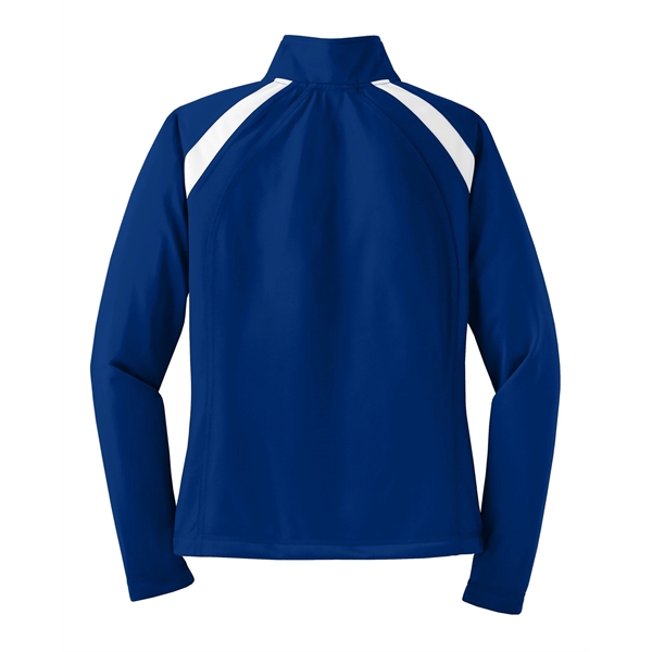 Sport-Tek Women's Tricot Track Jacket. - Sport-Tek Women's Tricot Track Jacket. - Image 8 of 24