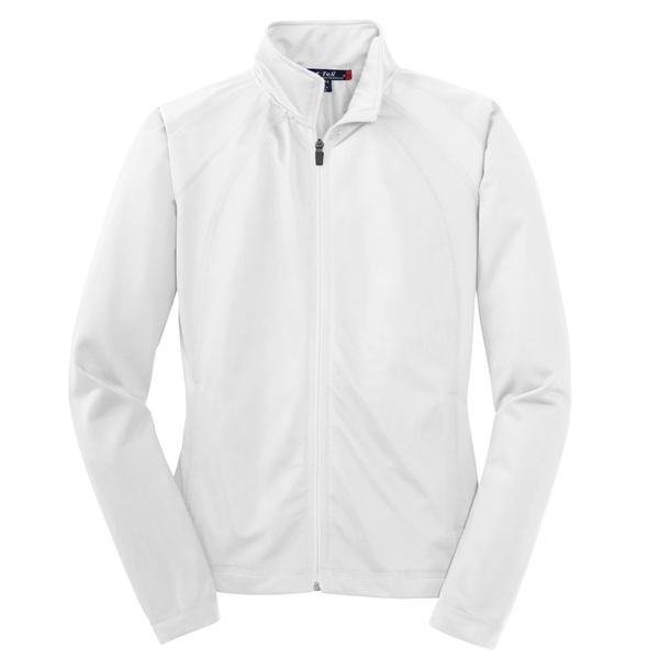 Sport-Tek Women's Tricot Track Jacket. - Sport-Tek Women's Tricot Track Jacket. - Image 18 of 24