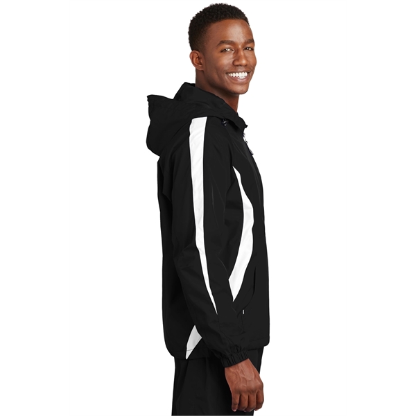 Sport-Tek Colorblock Raglan Anorak. - Sport-Tek Colorblock Raglan Anorak. - Image 2 of 28