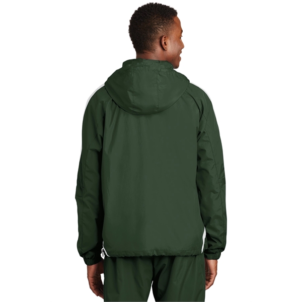 Sport-Tek Colorblock Raglan Anorak. - Sport-Tek Colorblock Raglan Anorak. - Image 5 of 28