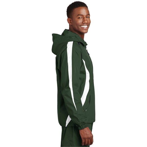 Sport-Tek Colorblock Raglan Anorak. - Sport-Tek Colorblock Raglan Anorak. - Image 6 of 28