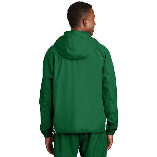 Sport-Tek Colorblock Raglan Anorak. - Sport-Tek Colorblock Raglan Anorak. - Image 8 of 28