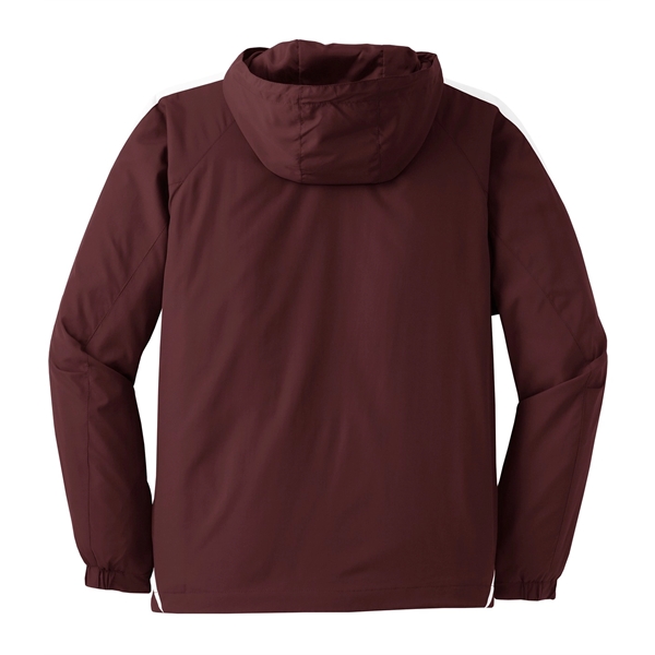 Sport-Tek Colorblock Raglan Anorak. - Sport-Tek Colorblock Raglan Anorak. - Image 13 of 28