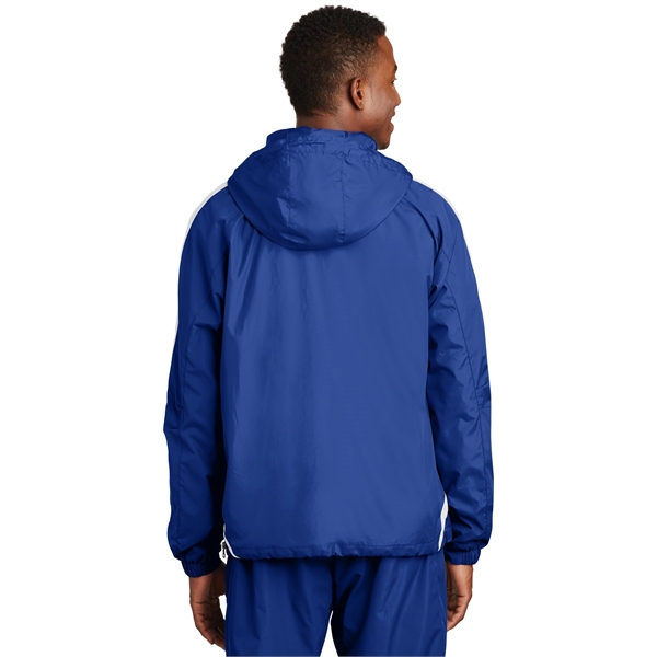 Sport-Tek Colorblock Raglan Anorak. - Sport-Tek Colorblock Raglan Anorak. - Image 14 of 28