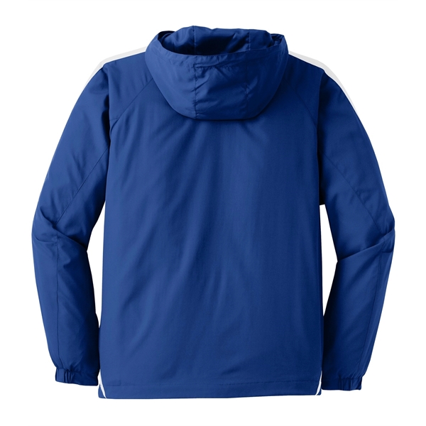 Sport-Tek Colorblock Raglan Anorak. - Sport-Tek Colorblock Raglan Anorak. - Image 16 of 28