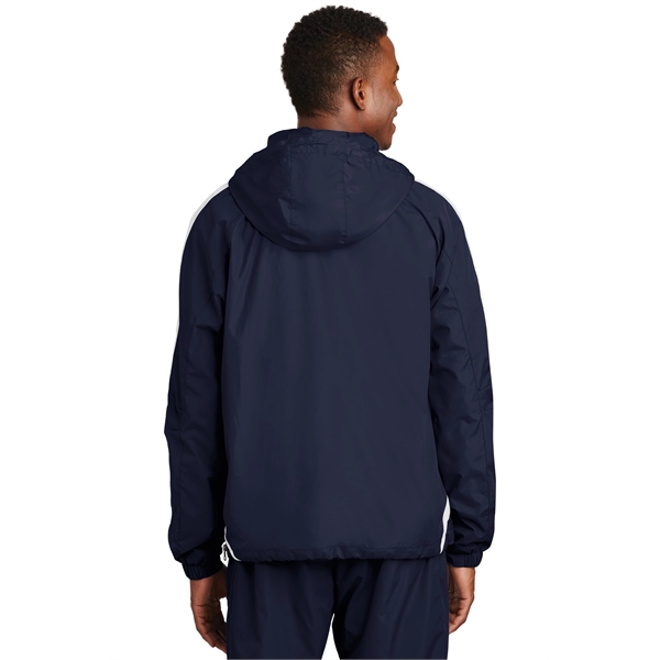 Sport-Tek Colorblock Raglan Anorak. - Sport-Tek Colorblock Raglan Anorak. - Image 17 of 28