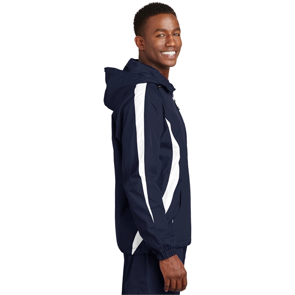 Sport-Tek Colorblock Raglan Anorak. - Sport-Tek Colorblock Raglan Anorak. - Image 18 of 28