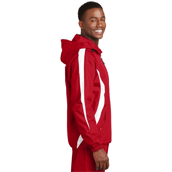 Sport-Tek Colorblock Raglan Anorak. - Sport-Tek Colorblock Raglan Anorak. - Image 21 of 28