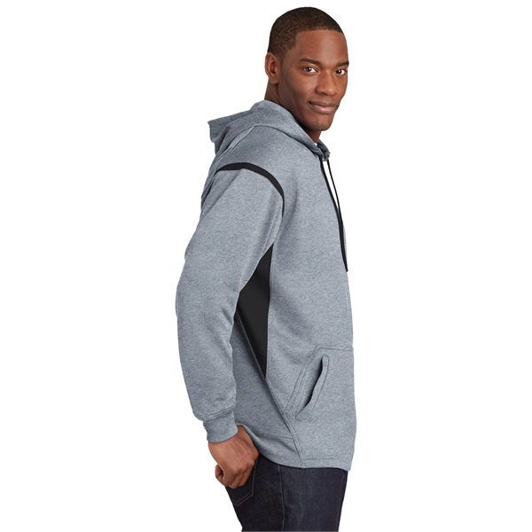 Sport-Tek Tech Fleece Colorblock Hooded Sweatshirt. - Sport-Tek Tech Fleece Colorblock Hooded Sweatshirt. - Image 1 of 34