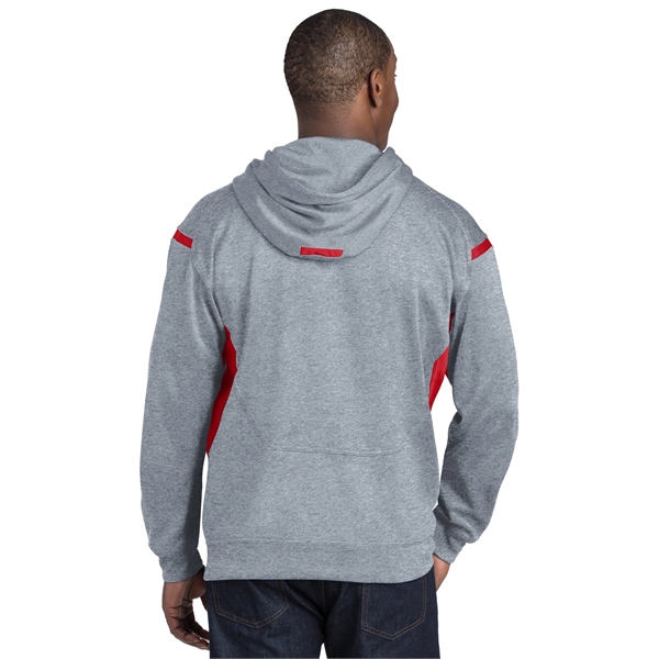 Sport-Tek Tech Fleece Colorblock Hooded Sweatshirt. - Sport-Tek Tech Fleece Colorblock Hooded Sweatshirt. - Image 3 of 34