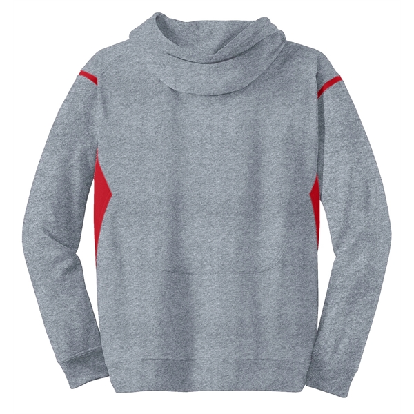 Sport-Tek Tech Fleece Colorblock Hooded Sweatshirt. - Sport-Tek Tech Fleece Colorblock Hooded Sweatshirt. - Image 4 of 34