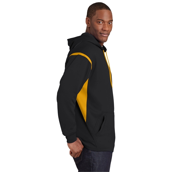 Sport-Tek Tech Fleece Colorblock Hooded Sweatshirt. - Sport-Tek Tech Fleece Colorblock Hooded Sweatshirt. - Image 6 of 34