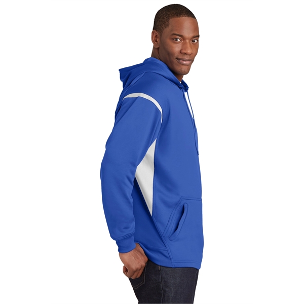 Sport-Tek Tech Fleece Colorblock Hooded Sweatshirt. - Sport-Tek Tech Fleece Colorblock Hooded Sweatshirt. - Image 11 of 34