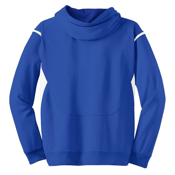 Sport-Tek Tech Fleece Colorblock Hooded Sweatshirt. - Sport-Tek Tech Fleece Colorblock Hooded Sweatshirt. - Image 13 of 34