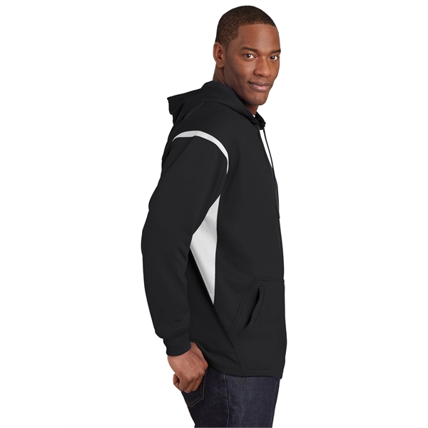 Sport-Tek Tech Fleece Colorblock Hooded Sweatshirt. - Sport-Tek Tech Fleece Colorblock Hooded Sweatshirt. - Image 14 of 34