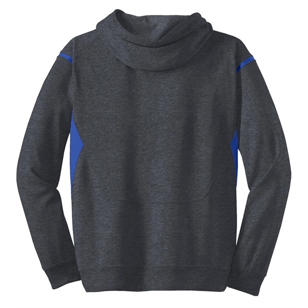 Sport-Tek Tech Fleece Colorblock Hooded Sweatshirt. - Sport-Tek Tech Fleece Colorblock Hooded Sweatshirt. - Image 19 of 34