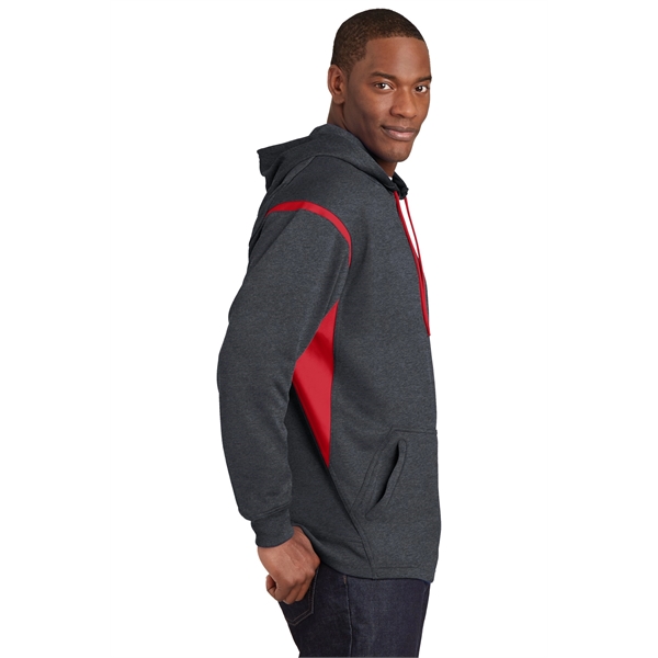 Sport-Tek Tech Fleece Colorblock Hooded Sweatshirt. - Sport-Tek Tech Fleece Colorblock Hooded Sweatshirt. - Image 21 of 34