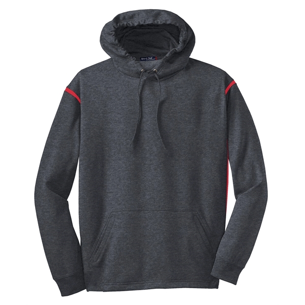 Sport-Tek Tech Fleece Colorblock Hooded Sweatshirt. - Sport-Tek Tech Fleece Colorblock Hooded Sweatshirt. - Image 22 of 34