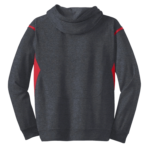 Sport-Tek Tech Fleece Colorblock Hooded Sweatshirt. - Sport-Tek Tech Fleece Colorblock Hooded Sweatshirt. - Image 23 of 34