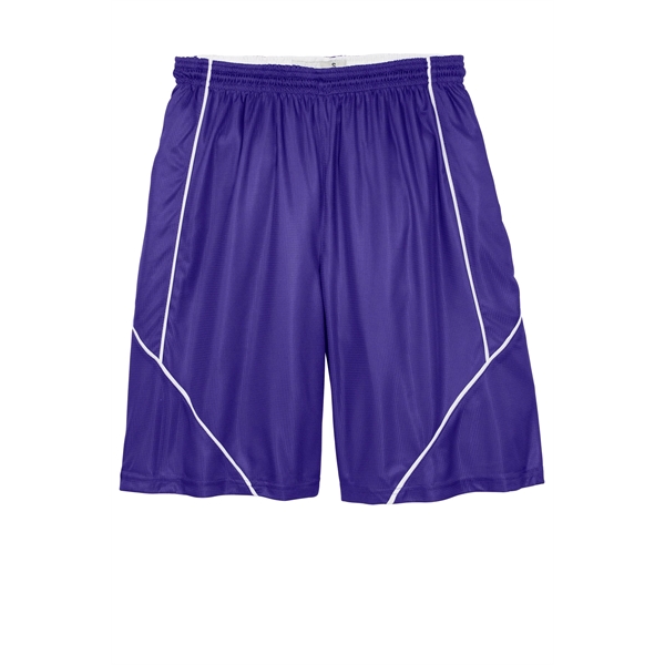 Sport-Tek PosiCharge Mesh Reversible Spliced Short. - Sport-Tek PosiCharge Mesh Reversible Spliced Short. - Image 22 of 31